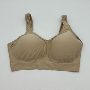 Bali Comfort Revolution Full coverage Wireless Beige Bra